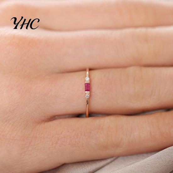 Anillo de dedo con incrustaciones de circonita cúbica para mujer, regalo de joyería de compromiso de boda