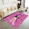 K-pop Fashion Fusion Floor Rug Office Rug Perfect for Dining Room Study room Balcony Living Rooms Anti-slip Rug Anime Office Decor Best for Christmas