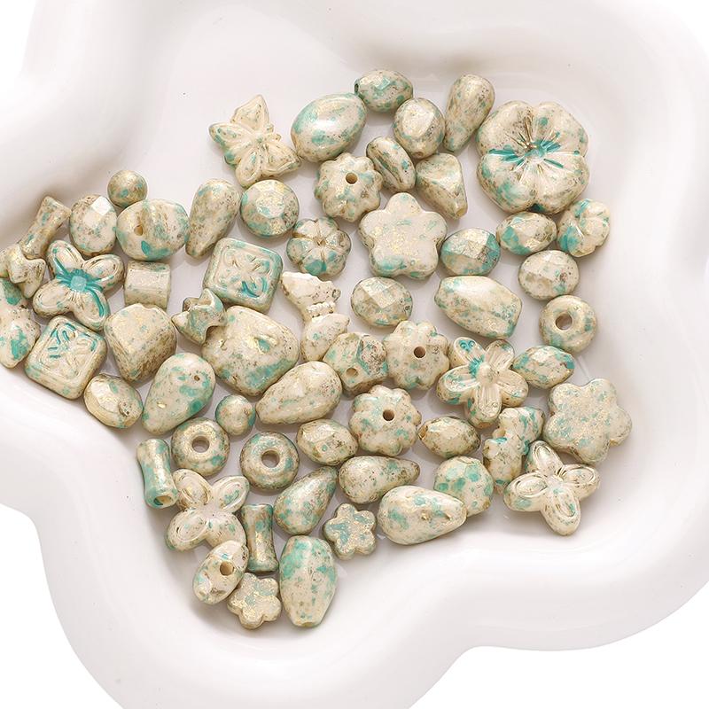 10g/bag 5-20mm Acrylic Imitation Picasso Blend Beads DIY Bracelet Necklace Earrings Jewelry Accessories