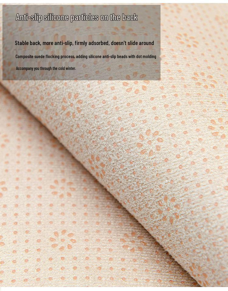 Trendiger Kurzflor-Teppich aus dickem Kunst-Kaninchenfell für Schlafzimmer und Wohnzimmer - Schmutzabweisend und mit samtiger Plüschtextur.