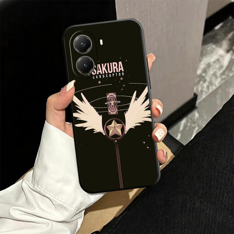 

Мягкий чехол для телефона с аниме CardCaptor Sakura для Xiaomi Poco X5 X6 X7 X8 Pro Max X3 F7 F8 Ultra M8 M7 M6 M5 Redmi 15 15C 14C 13C 12C Xiaomi Poco F7 Ultra