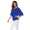 Plus Size Women's V-Neck Batwing Sleeve T-Shirt - A1375