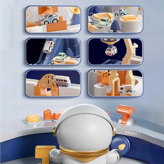 ZOZOFO Car Coding Rod Childrens Space Exploration Toy Car Operation Track Toy Car Birthday Gift Christmas Track Car Car Code Toys, Korea game