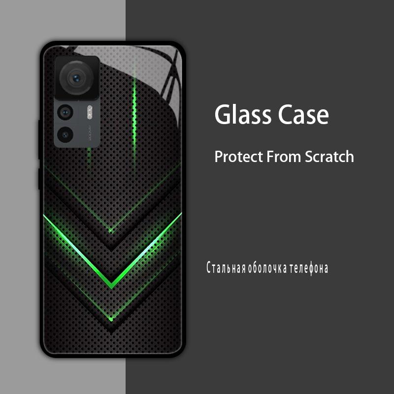 

Чехлы из закаленного стекла для Xiaomi 12T 12S 12X, Жесткий задний чехол для телефона для Xiaomi 11T 10T 12T Pro 11 12 Lite, Защитные чехлы For Xiaomi 12T Pro