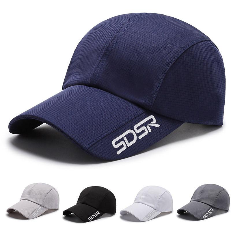 Polyester Summer Mesh Baseball Cap With Sun Protection For Outdoor Activities