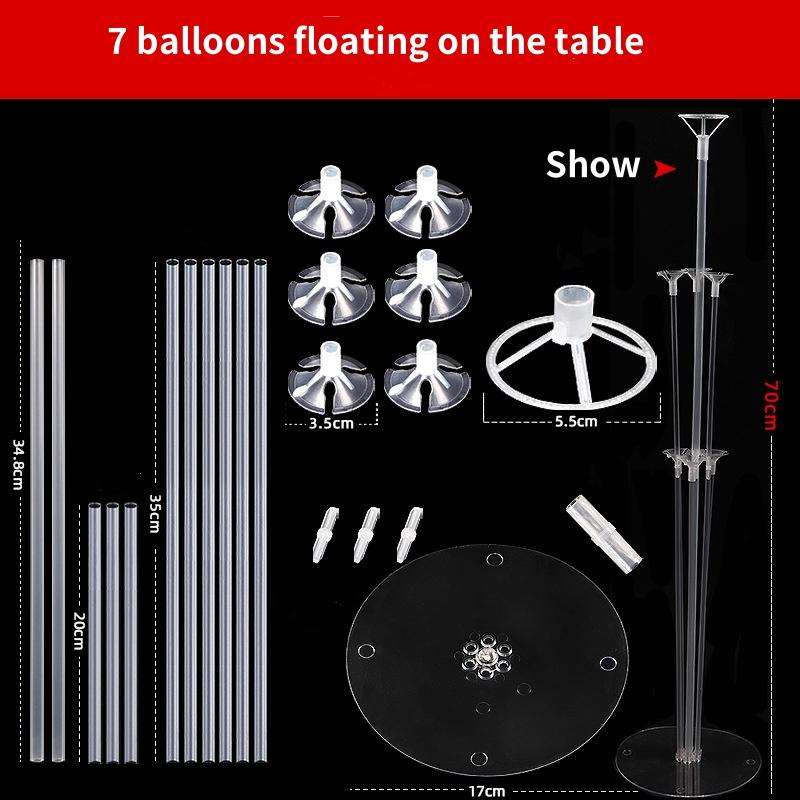

Reusable Balloon Arch Stand Kit Includes Balloon Sticks and Tubes Perfect for Wedding Birthday Baby Shower Party Decoration AS SHOWN