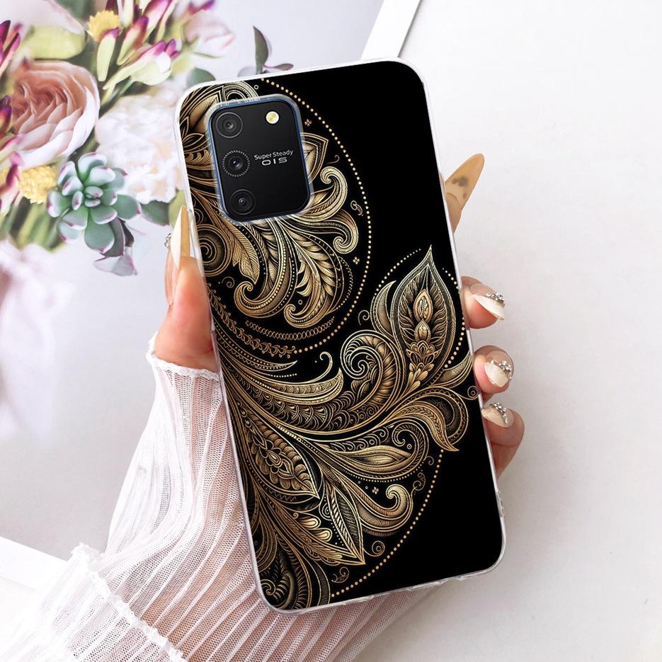 For Samsung Galaxy S10 Lite Case SM-G770F Luxury Butterfly Tree Painted Cover Soft Silicone Phone Case For Samsung S10 Lite Bags