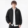 American street trend men's leather jacket new simple daily travel commuting durable leather jacket men's coat