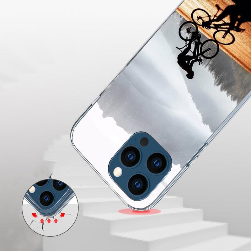 Bicycle Bike Sport Case Phone Cover for Apple iphone 16 15 14 13 12 Mini 11 Pro Max 16E X XS XR 7 Plus 8 + SE 2020 Trend Fundas