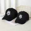 NY Letter Embroidered Duckbill Cap, Spring and Summer Sun Hat, Street Soft Top Baseball Cap, Versatile