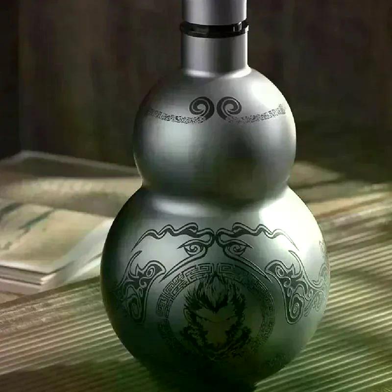 Wukong Téma Tykev Styl 500ml Láhev na vodu Termoska Hra Hobby Cosplay Přenosná Venkovní Sportovní Láhev na vodu
