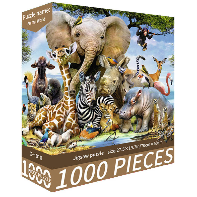 

Cute Pictures, Puzzles, Family Education Games, Family Decoration Paintings. One Size синій