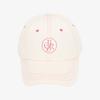 CITYBREEZE Circle Logo Embroidered Ball Cap_CREAM