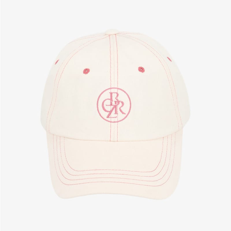 CITYBREEZE Circle Logo Embroidered Ball Cap_CREAM