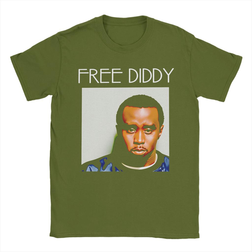 2026 FREE DIDDY Mens T Shirts Vintage Tees Short Sleeve O Neck TShirts Cotton Unique Tops