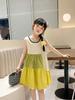 2025 Korean Princess Patchwork Dress - Girls' Summer Fashion for Middle & Big Kids
