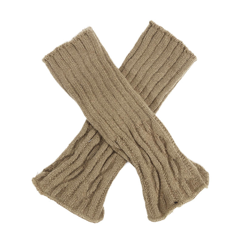 Beinstulpen Frau Winter Gestrickt Dick Warm Hanfmuster Gehäkelt Gestrickt Y2K Lolita Niedlich Neue Mode Strümpfe Socke