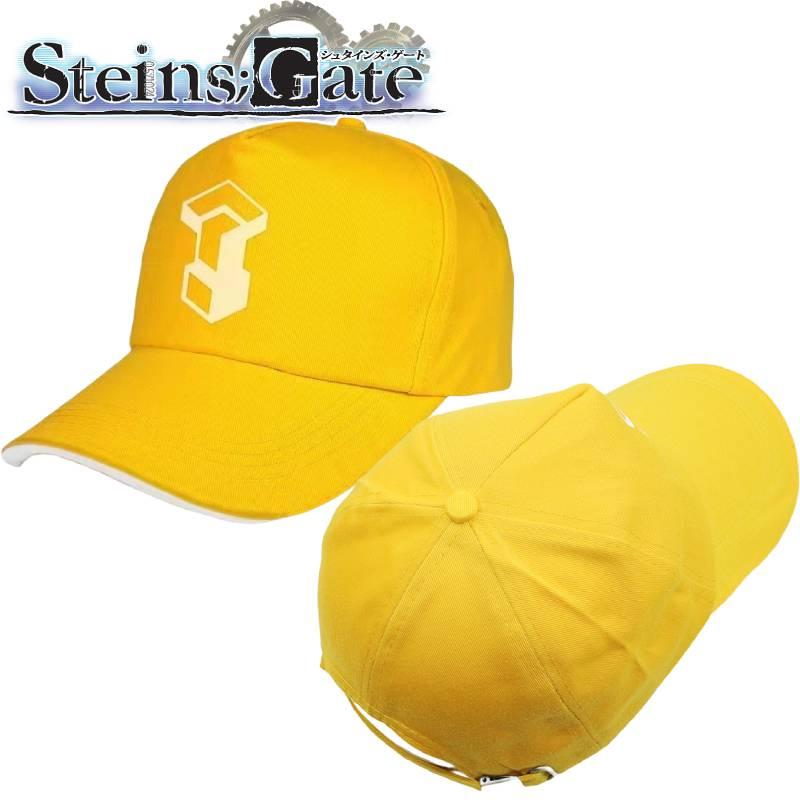 Gate Steins Anime Hashida Itaru Hat Baseball Peaked Cap Sun Visor Cosplay Props