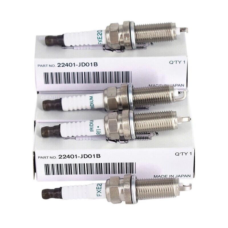4pcs 22401-JA01B DILKAR6A-11 Iridium Spark Plug For Nissan X-Trail Sentra Rogue Altima Teana Sentra 2.5 22401JA01B DILKAR6A11