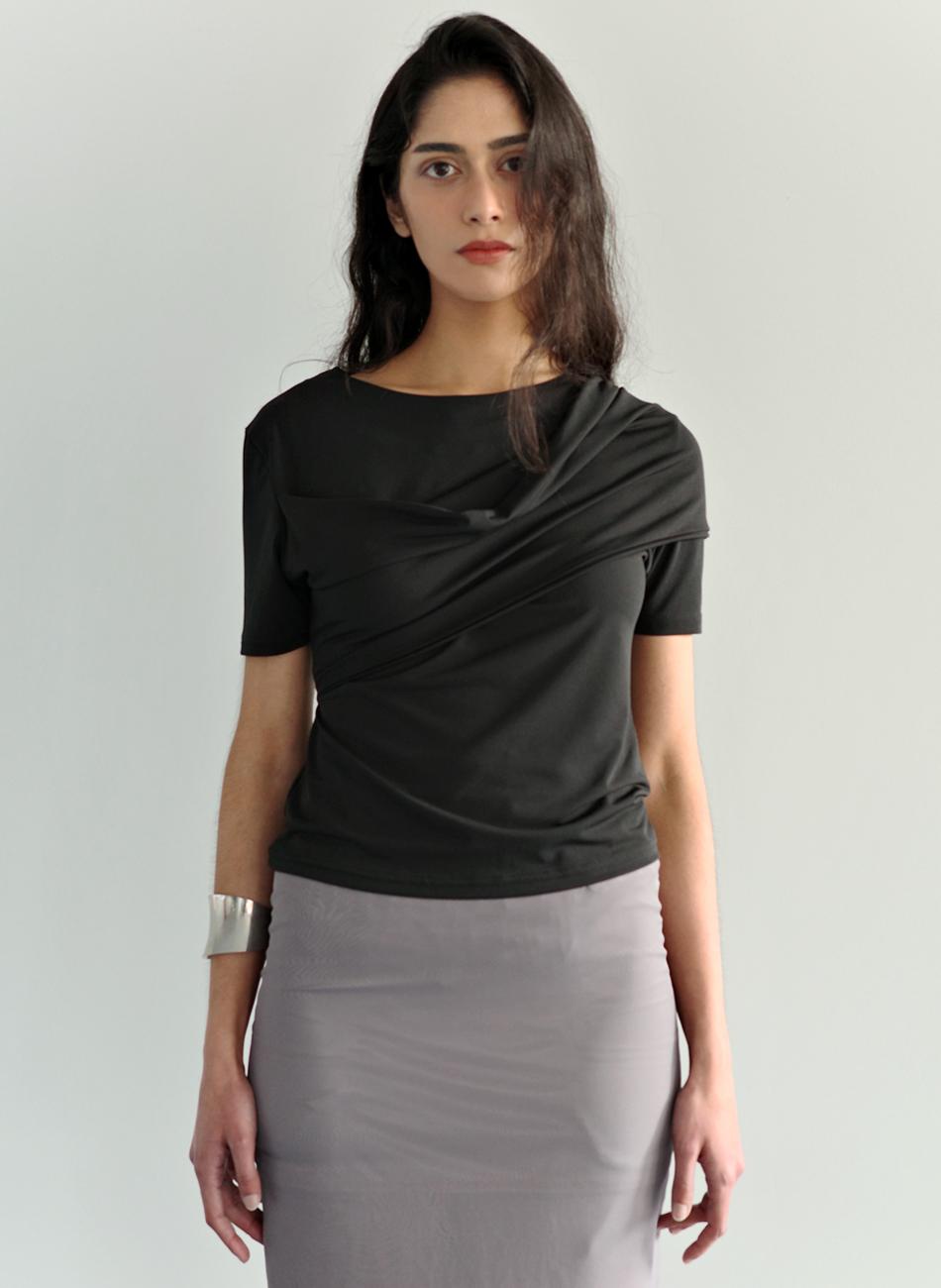 Di Pablo Cape Black Top