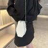 Schicke mittelgroße PU-Umhängetasche mit eleganter Kette für den täglichen Gebrauch