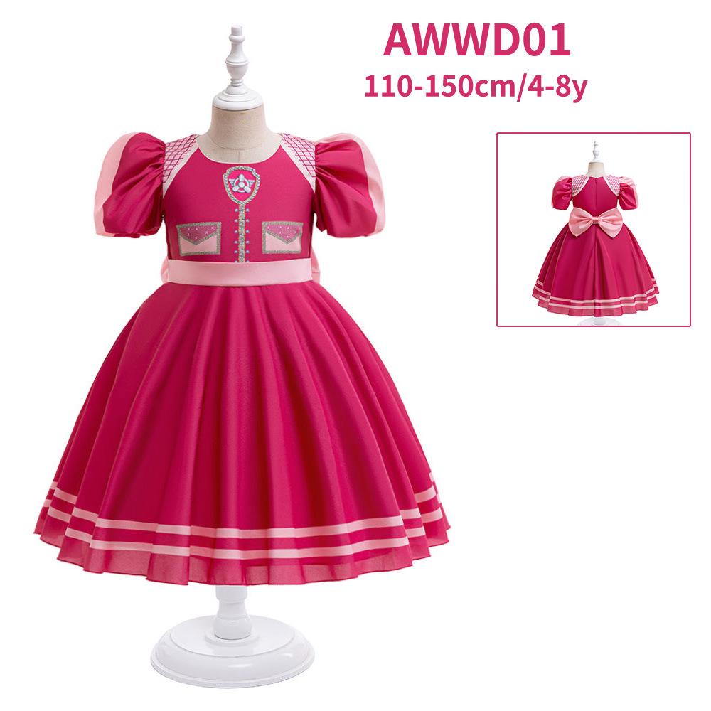 Paw Patrol Skye Princess Dress - Kids' Cosplay Costume with Puffy Skirt