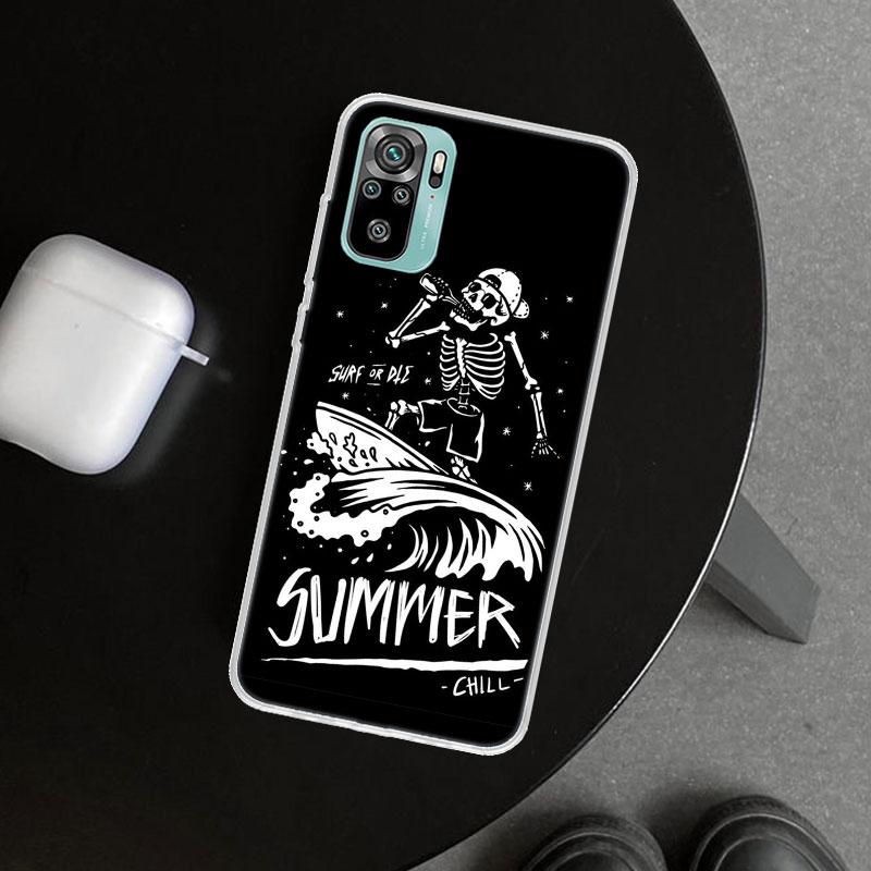 Surf Board Aesthetic Phone Case Cover for Xiaomi Redmi Note 15 14 13 12 11 Pro Plus 14S 12S 11S 11T 11E 10S 10 Customized Fundas