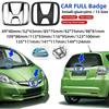 AAAKC1 Civic Fit Jazz Accord HRV CRV City Odyssey Passport Car Front Grill & Rear Trunk Emblem Badge Sticker Covers