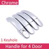 for Mazda BT-50 BT 50 BT5 2012~ Chrome Door Handle Cover Car Accessories Stickers Trim Set 2013 2014 2015 2016 2017 2018