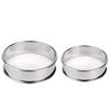 Stainless Steel Round Baking Molds For Pastries And Cookies With Double Rolled Edges For Home Baking