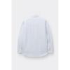 Customellow White Oversized Fit Stripe Shirt C9sam26203whx