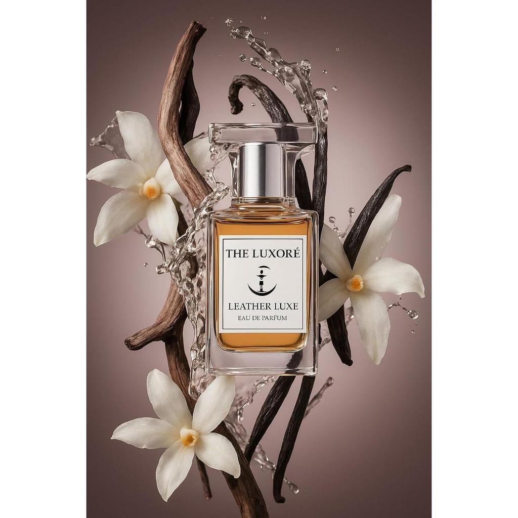 The Luxore - Leather Luxe Grace - Unisex Perfume | Eau de Parfum for Men, Women | Premium date, christmas, new year | smoky and elegant |