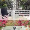 Solar Water Fountain Pump Solar Fountain Pond Pump Kit Solar Powered Fountain Water Pump for Garden Pool Pond Aquarium Fountain