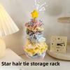 [Hair Accessory Organizer]Vintage Style Star Wooden Hair Accessory Organizer-for Headbands,Clips and Jewelry Display Rack,Hair Accessories Storage Box