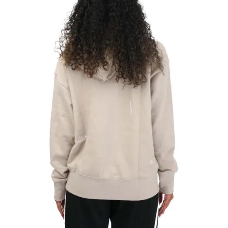adidas Cristaux de Guérison Inspiré Sweat-shirt à Capuche Manches Longues Femme Sweat-shirt Gris Marron IC8684