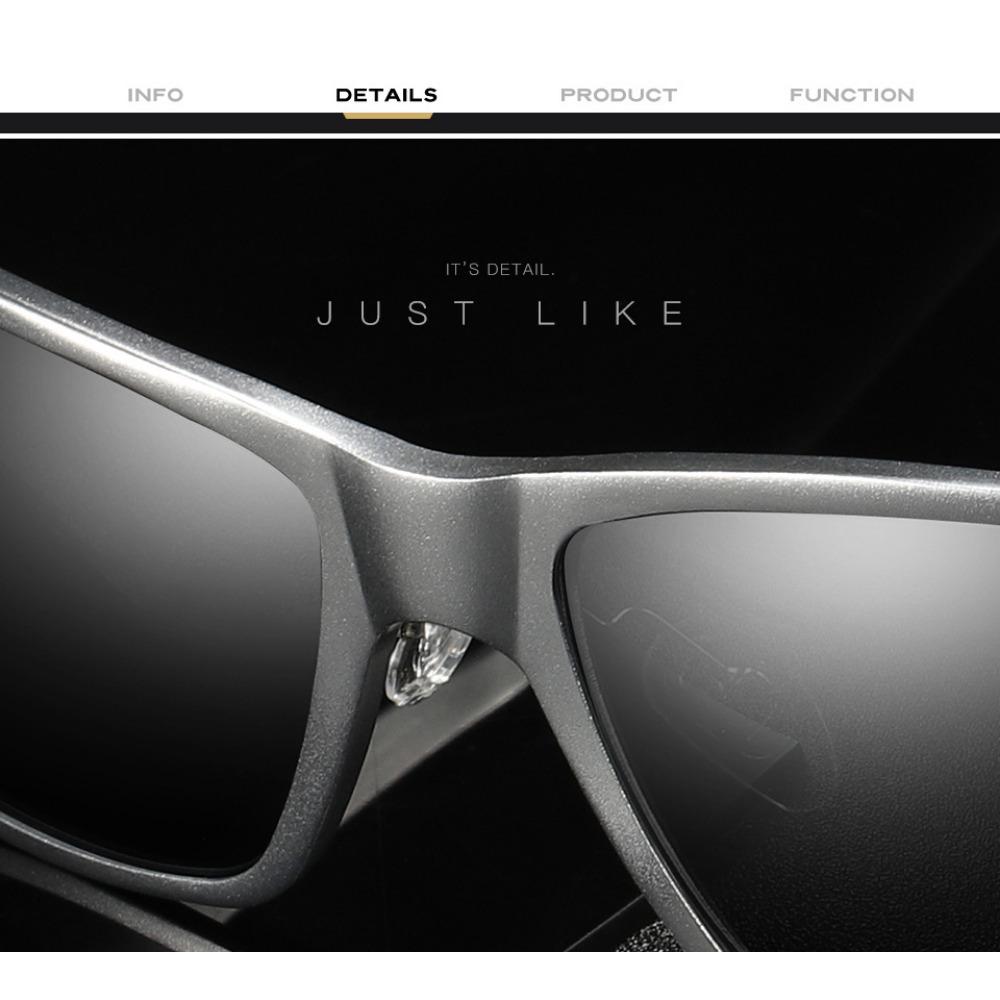 aoron Men's Aluminum Magnesium Polarized Sunglasses Glasses Sunglasses Driving Glasses Glasses