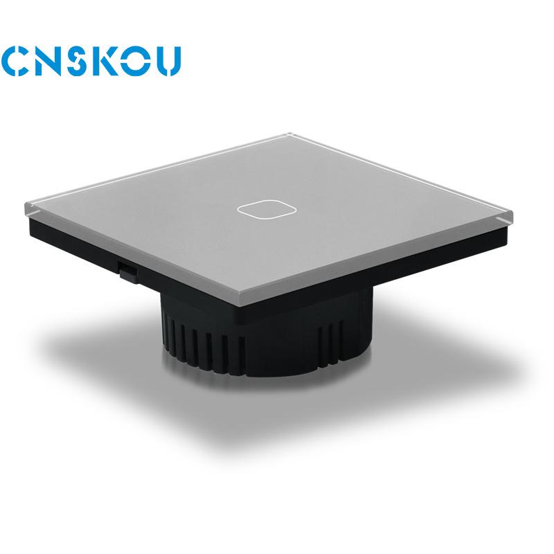 EU Standard 20A Double Pole Smart Switch with Touch & Tuya Alexa Control for Water Heaters