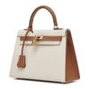 New leather creative color matching design palm pattern shoulder messenger bag fashionable versatile handbag