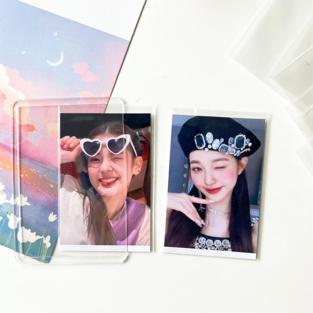 High Transparency Silk Card Protective Sleeves for Polaroid Album