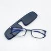 May Flower High Quality Light Anti-Blue  Reading Glasses  Thin Portable Presbyopia Spectacles Glasses Men With Case +3.5