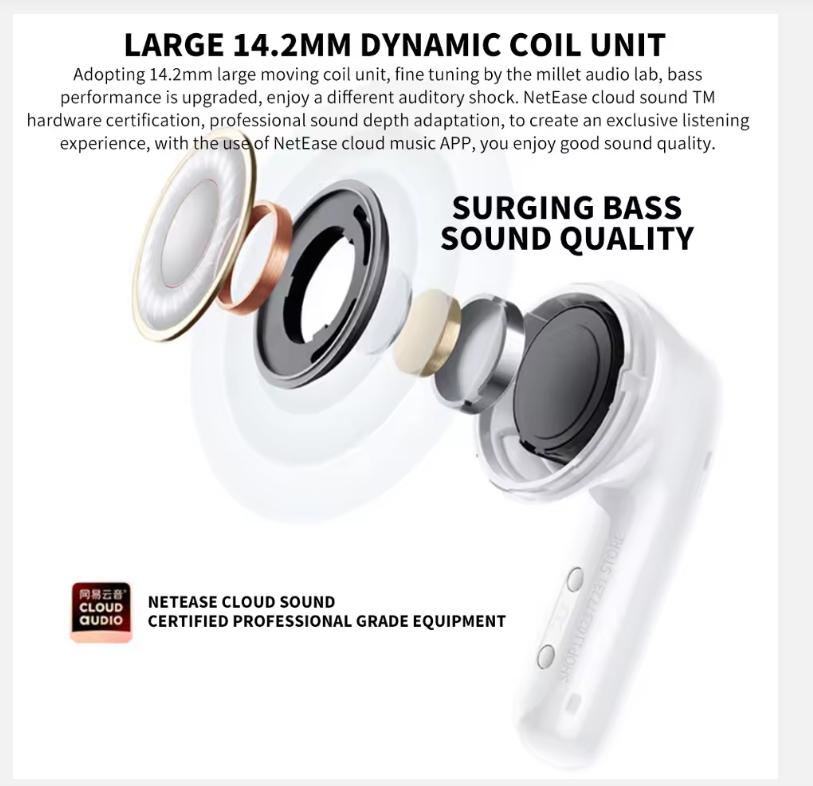 New Xiaomi Redmi Buds 6 Vitality Edition Bluetooth 5.4 Noise Reduction Earphone 30H Battery Life 5 Tuning Modes Wireless Headset