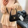 New Fashionable High-texture Portable Crescent Bag Popular Versatile Temperament Daily Practical Shoulder Bag Messenger Bag