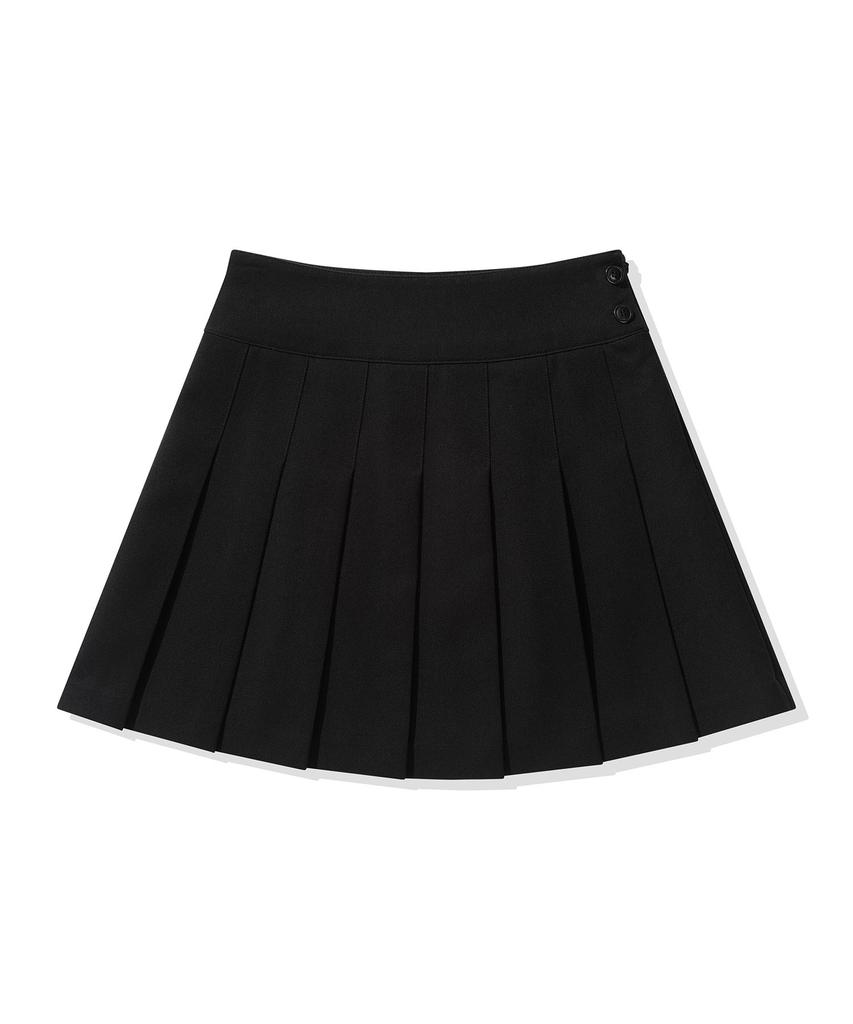 CGP (Women) Pleated Mini Skirt_Black