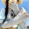 Women's Summer UV Protection Ice Silk Sleeveless Gloves with Breathable and Loose Fit for Cycling