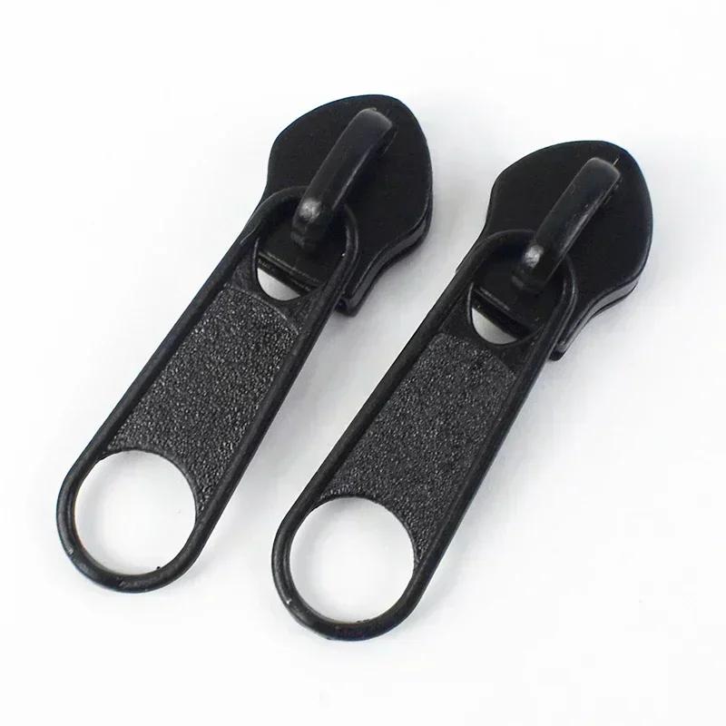 50/100/200Pcs Meetee 3# 5# Nylon Zipper Puller Bags Garment Zip Slider Backpack Pocket Zips Repair Kits DIY Sewing Accessories