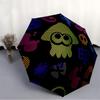 Splatoon? Automatic Windproof Folding Umbrella, Travel Umbrella for All Occasions, Cartoon Portable Umbrella A0823019