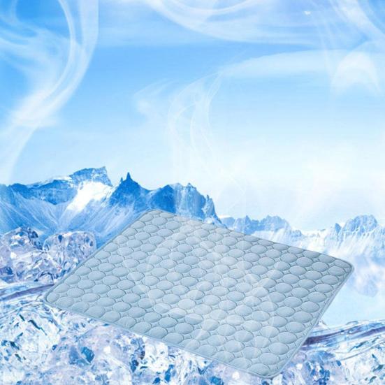 Pet Park Summer Pet Dog Cat Self Cooling Mat Heat Relief Mesh Bed Sleeping Cushion Pad