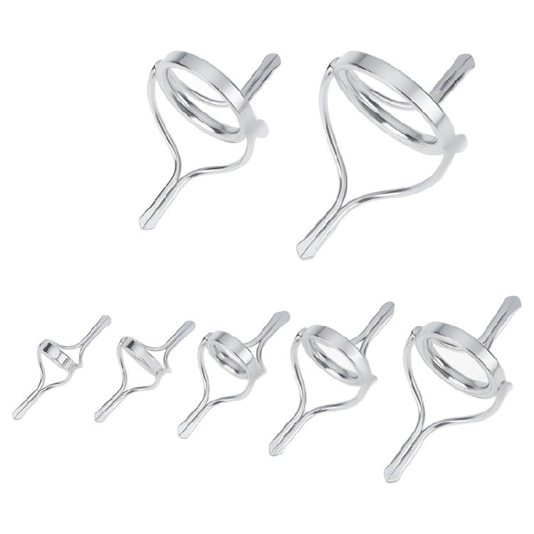 

7lots Corrosions Resistant Fishing Rod Eye Guides Rings Stainless Steel Lures Rings Fishing Tackle Tool Accessory 1
