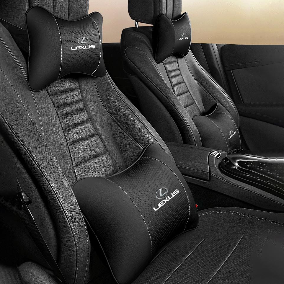 For Lexus GS IS LS500h ES260 ES300h RX350h NX260 UX260 LM LC RZ450e TX Lexus Car Seat Headrests Auto Neck Pillow Lumbar Pillow