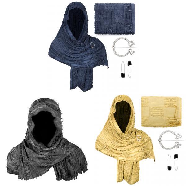 Cotton Linen Shawl With Geometric Pattern And Fringe For Casual Summer Wear